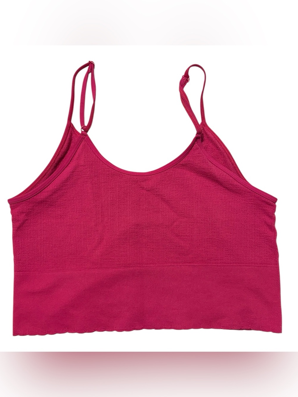 Anthropologie Pink Cropped Tank